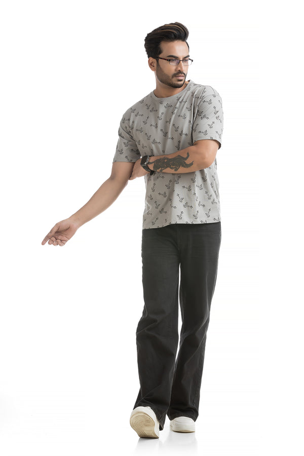 Oversized Graphic Print T-shirt