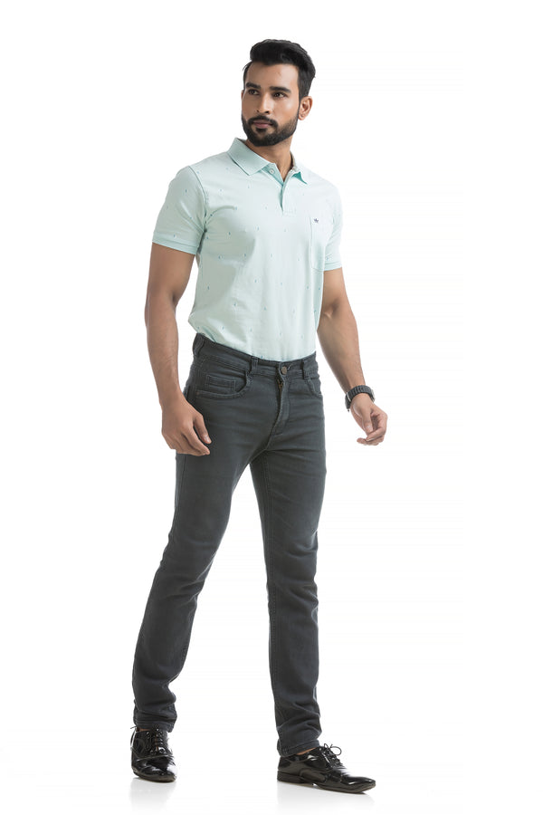 All Over Print Polo with Mercerized Finish