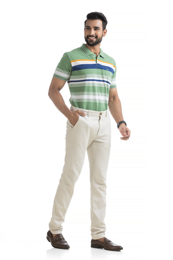Multi Stripe Polo T-shirt