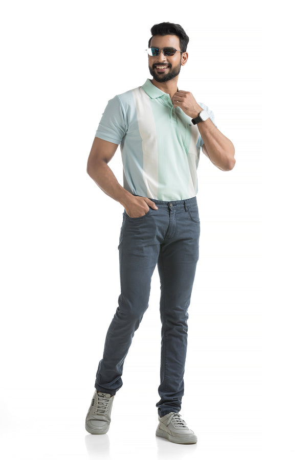 Color Block Polo T-shirt