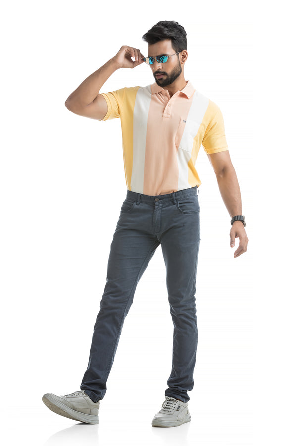 Color Block Polo T-shirt