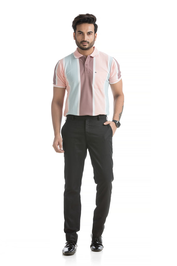Color Block Polo T-shirt