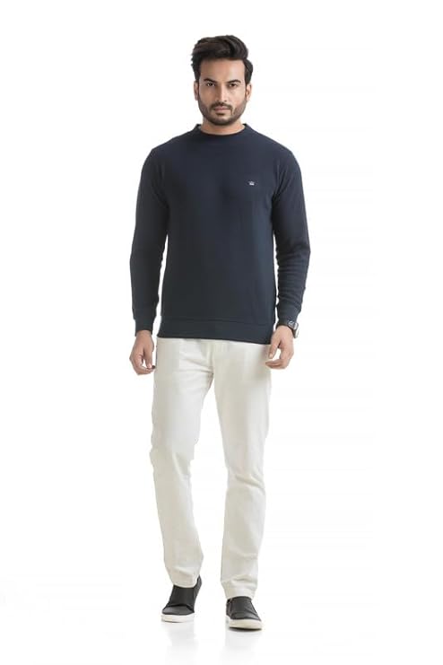 Fine-Knit Sweatshirt