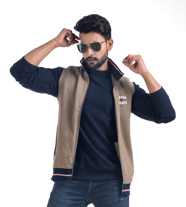 Varsity Half Sleeve Jacket