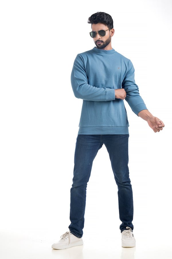 Fine-Knit Sweatshirt