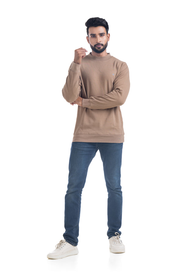 Fine-Knit Sweatshirt