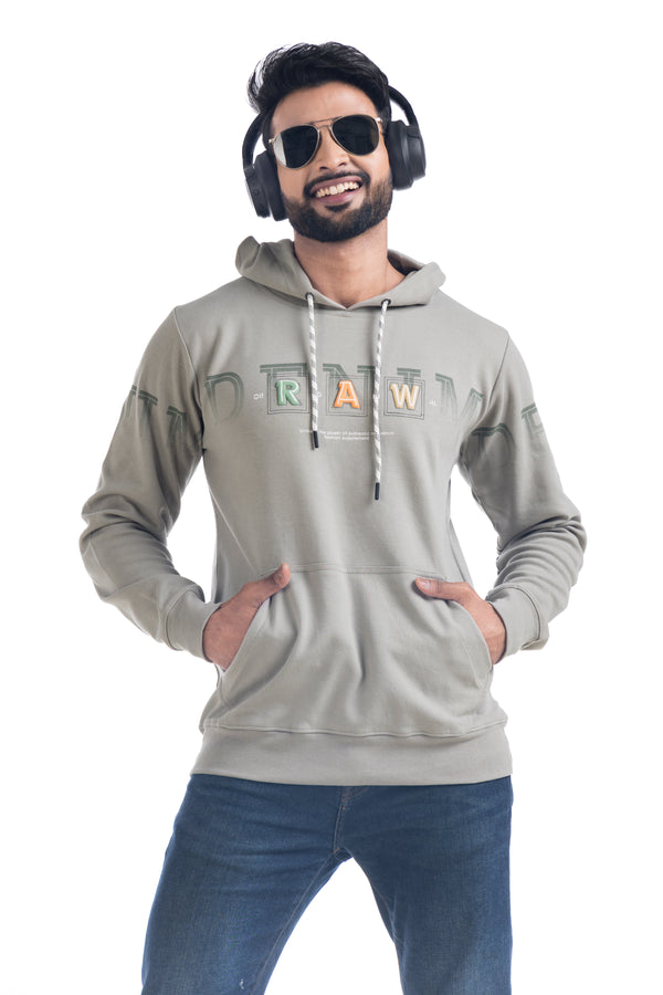 RAW Embossed Hoodie